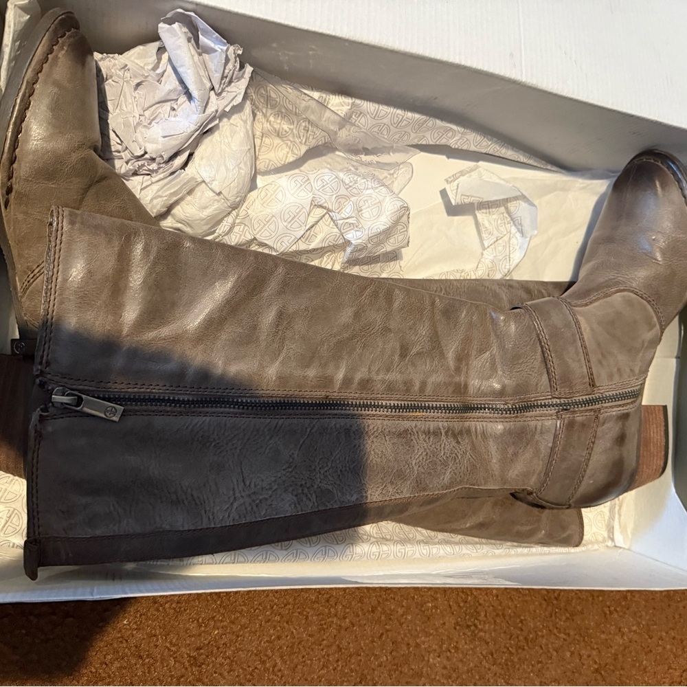 Giani Bernini Brown Knee-High Boots